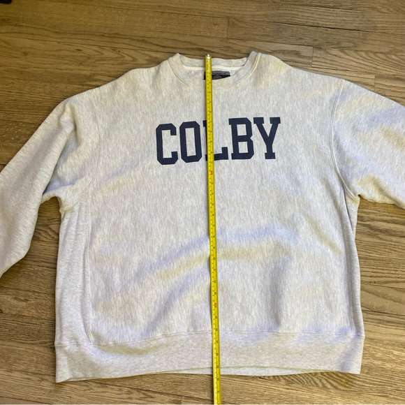 Vintage Colby College Maine Champion Reverse Weave Crewneck Sweatshirt - Picture 7 of 9